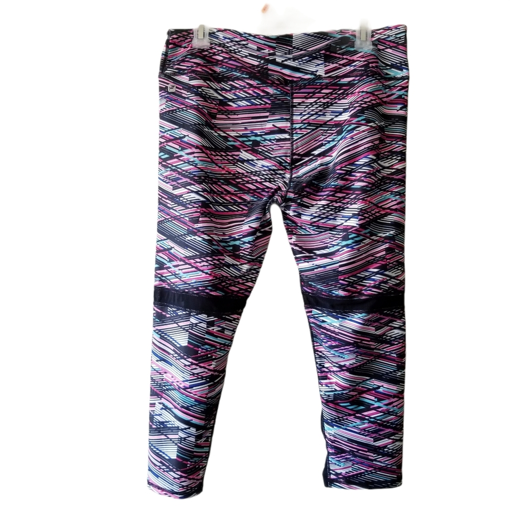 Fabletics Zoey Digital Print Mesh Capri Legging W… - image 4